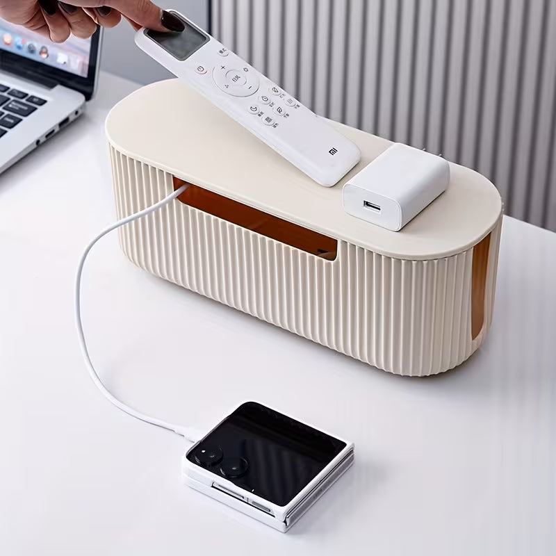 Cable Management Box – Minimalist Cable Organizer
